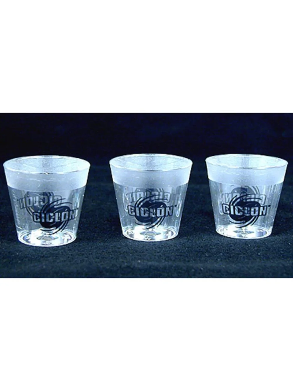 Lot of 100 BACARDI CICLON Plastic Shot Glasses - NEW